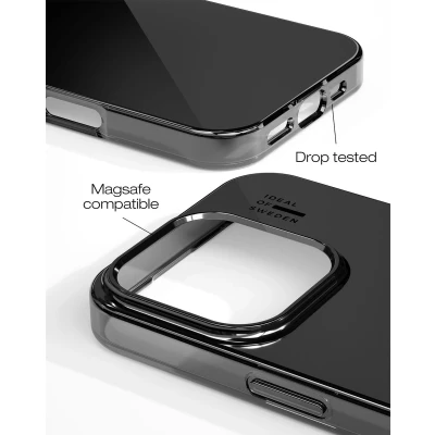 Afbeelding van iDeal Of Sweden Mirror Case met magnetische ring geschikt voor de iPhone 16 Pro Black