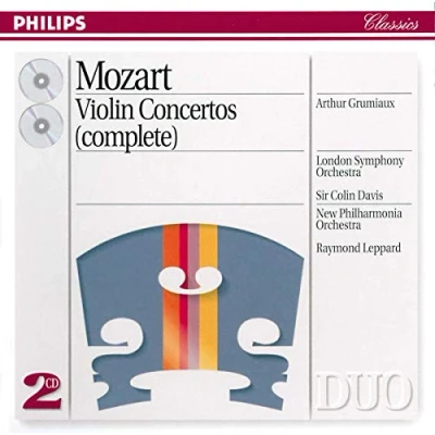 Afbeelding van Arthur Grumiaux, London Symphony Orchestra, New Philharmonia Orchestra Mozart: Violin Concertos (Complete) (2 CD)