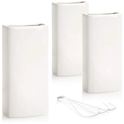 Afbeelding van COM FOUR® 3x luchtbevochtiger voor verwarming, radiator in het wit, keramische waterverdamper verwarming