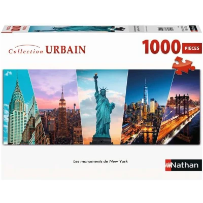Afbeelding van New York Landmarks Puzzel 1000 Stukjes