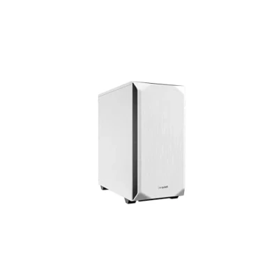 Afbeelding van BeQuiet Pure Base 500 Midi tower PC behuizing, Gaming behuizing Wit 2 voorgeïnstalleerde ventilators, Stoffilter, Geluidsdemping