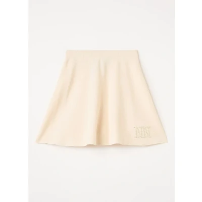 Afbeelding van NIK&amp;NIK Meisjes Perla rok met imitatieparels in de kleur Creme, maat: 176