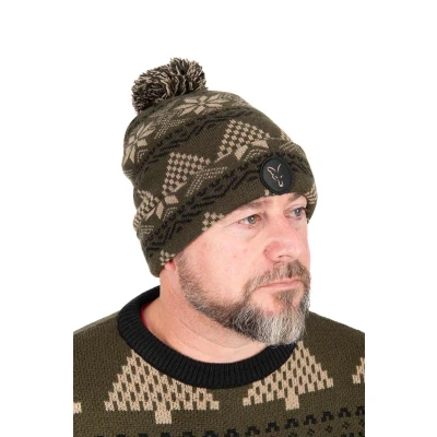 Image de Bonnet Fox Festive Bobble pêche