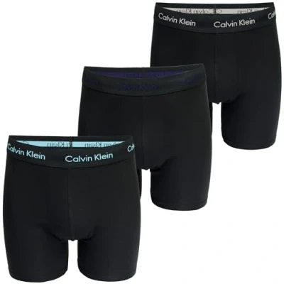 Image de Calvin Klein Homme Boxer Brief 3pk 000nb1770a, Noir (B Cool Wtr, Gry Sand, Evn Bl Lgs), XS