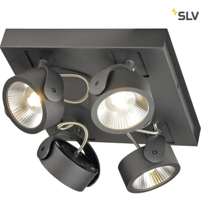 Afbeelding van SLV 1000135 LED plafondlamp 60 W Zwart