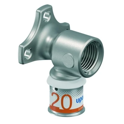 Afbeelding van Uponor S Press Plus muurplaat 1/2&quot; binnendraad x 20 laag + flens. Artikelnr: 1070640
