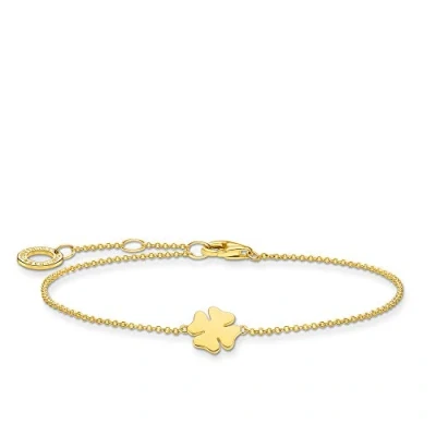 Afbeelding van Thomas Sabo Damesarmband 925 Sterling zilver klaverblad vier A1990 001 21 L19v, zilver, Niet van toepassing