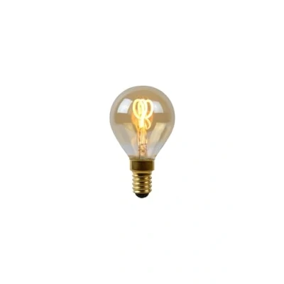Afbeelding van Lucide P45 Filament lamp Ø 4,5 cm LED Dimb. E14 1x3W 2200K Amber