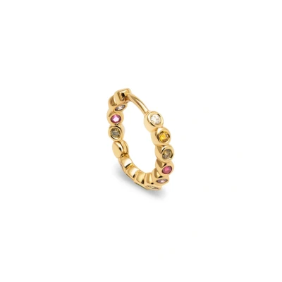 Afbeelding van Singularu Orbit Enkele oorbel goldcoloured, Dames, Maat: One Size, Gold coloured
