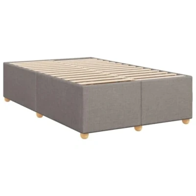 Afbeelding van vidaXL Bedframe stof taupe 120x200 cm