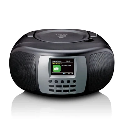 Afbeelding van Lenco SCD 860BK Draagbare DAB+/FM radio met Bluetooth®, CD speler en groot LCD kleurendisplay