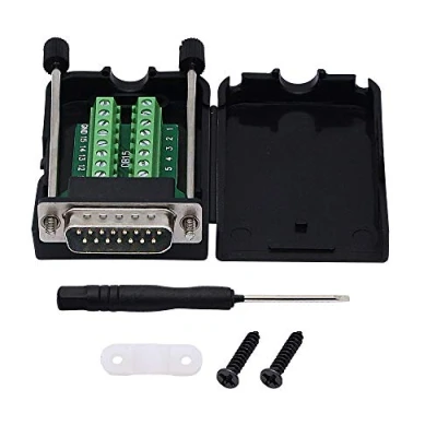 Afbeelding van CERRXIAN DB15 15 pins adapter naar signaalmodule terminal connector met behuizing (mannelijk 1)