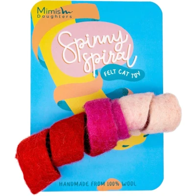 Afbeelding van Mimis Daughters Kattenspeeltje Spinny Spiral Roze