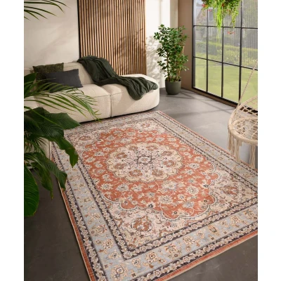 Afbeelding van Vintage Buitenkleed Valenca Nova Terracotta 200x290 Cm