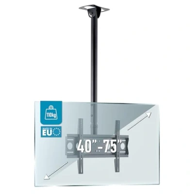 Afbeelding van Edbak CMS21, 60 kg, 101,6 cm (40&quot;), 190,5 (75&quot;), 600 x 400 mm, In hoogte verstelbaar, Zwart