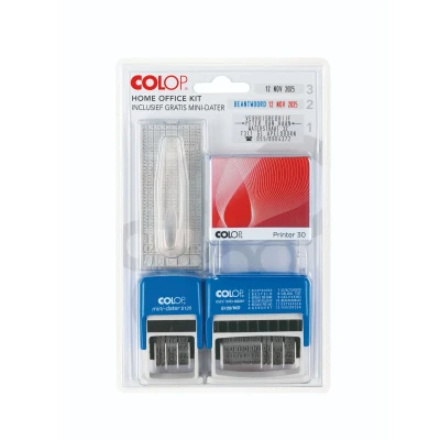 Afbeelding van Stempel Colop starterset Home/Office zwart