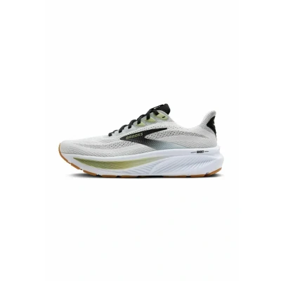Afbeelding van Brooks Ghost 17 Hardloopschoenen voor op de weg, Heren, Maat: 46.5, White black tea Textiel