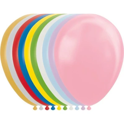 Afbeelding van Ballonnen Kleurenmix Metallic 30cm 10st.