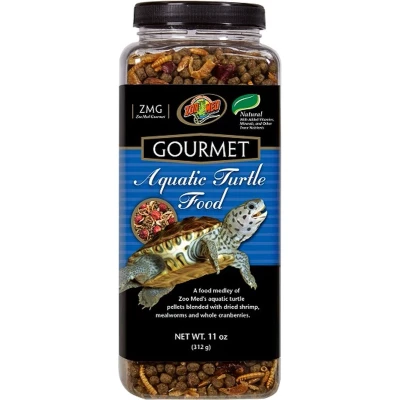 Afbeelding van Zoo Med Gourmet Aquatic Turtle Food Voeding Voor Waterschildpadden 312gr