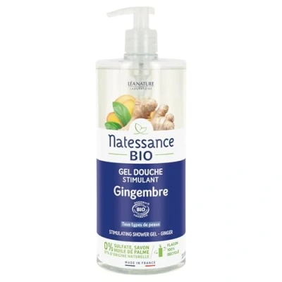 Afbeelding van Natessance Organic Ginger Stimulating Shower Gel 1 L