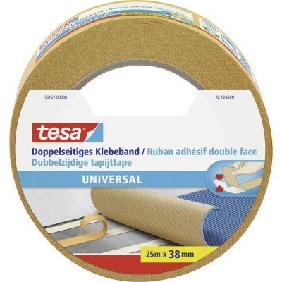 Afbeelding van tesa UNIVERSAL 56157 00000 11 Dubbelzijdige tape Zwart (l x b) 25 m 38 mm 1 stuk(s)