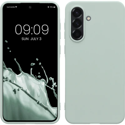 Afbeelding van kwmobile telefoonhoesje geschikt voor Samsung Galaxy A36 5G Hoesje smartphone Back cover in cool mint