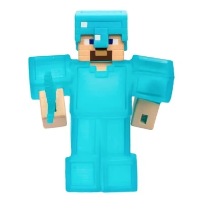 Afbeelding van rekbaar figuur GOO JIT ZU Minecraft Steve 11 cm Elastische textuur 3x