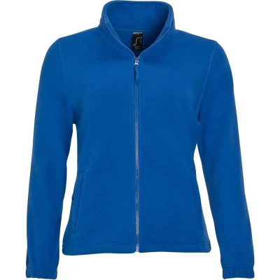 Afbeelding van SOLS Dames/dames North Full Zip Fleece Jacket (Koningsblauw) Maat M
