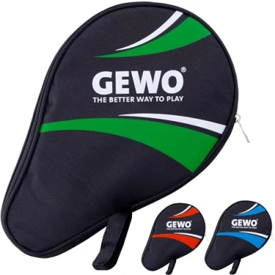 Afbeelding van Gewo Tafeltennis Bathoes Master Rond Met Ballenvak Groen voor 1 bat