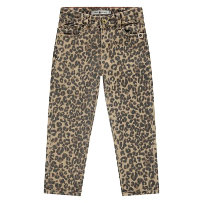 Afbeelding van Stains &amp; Stories Jeans Leopard Bruin/dessin 116