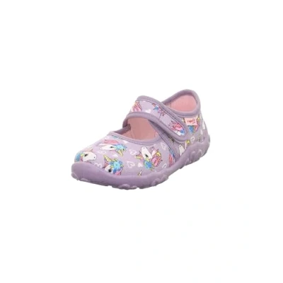 Afbeelding van Superfit Mädchen Bonny Hausschuh, Violet 8530, 16,5 EU breed, Paars 8530