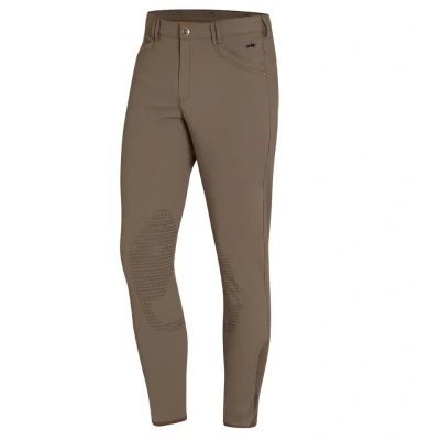 Image de Schockemöhle Pantalon d&#039;Équitation Equinox Summer Fynn Messieurs Knee Grip Taupe 44