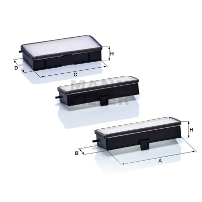 Afbeelding van Mann filter Interieurfilter CU 19 000 3