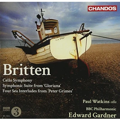 Afbeelding van Paul Watkins, BBC Philharmonic Orchestra, Edward Gardner Britten: Symphony For Cello And Orchestra (CD)