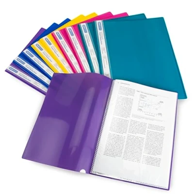 Afbeelding van Rapesco 0919 Presentatiemap met 40 pagina&#039;s, A4, levendige kleuren, 10 stuks