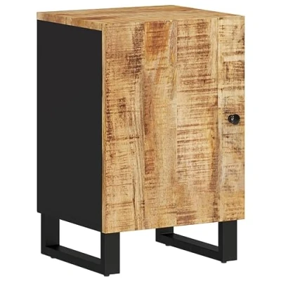 Afbeelding van Badkamerkast 38x33x58 cm massief mangohout