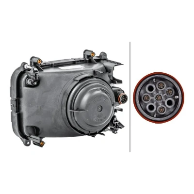 Afbeelding van Hella Koplamp Daf F65/75/85 95 Rechts linksverkeer 1LG 007 660 041