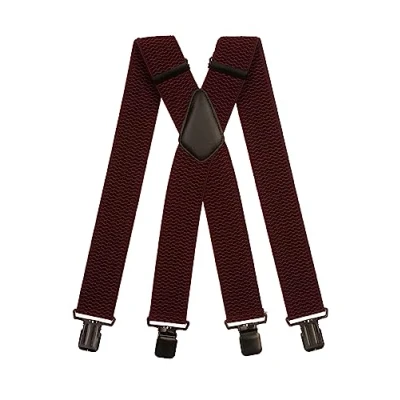 Afbeelding van Olata bretels met 4 clips, XXL, extra sterk, volledig verstelbaar, dikke stof 5 cm
