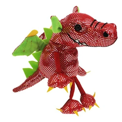 Afbeelding van Puppet Company Vingerpop: DRAAK rood 15cm, 1+