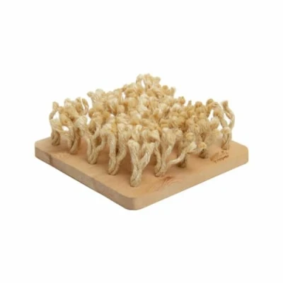 Afbeelding van Bunny Nature Snuffleboard Hout Met Sisal 24,5X24,5X10,8 CM