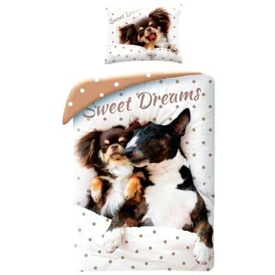 Afbeelding van Dekbedovertrek Sweet Dreams Eenpersoons 140 x 200 cm Katoen