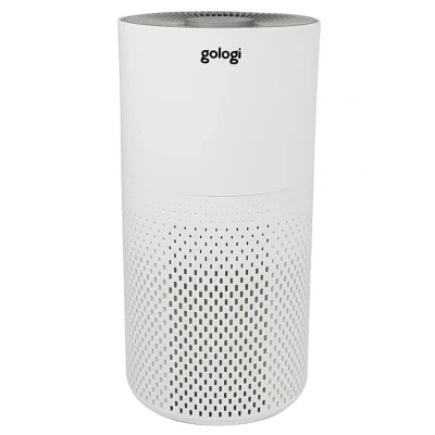 Afbeelding van Gologi Luchtreiniger / Air Purifier met vervangbaar HEPA 13 filter + koolstoffilter Werkt tegen huisstofmijt, hooikoorts, allergie, stof, 210m3/h