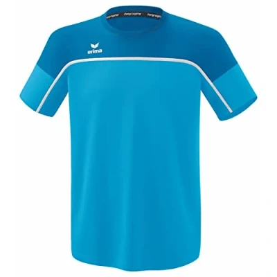 Afbeelding van CHANGE by erima T shirt curaçao/mykonos/wit / 128