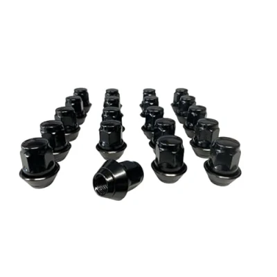 Afbeelding van 20 stuks originele Ford aluminium wielmoeren voor Focus Fiesta Escort Mondeo Kuga B Max Cougar C Cosworth Orion Fusion KA Puma Scorpio Sierra Cone M12x1,5 zwart