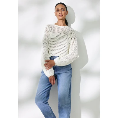 Afbeelding van Mexx OPEN Trui, Dames, Maat: XS, Off white