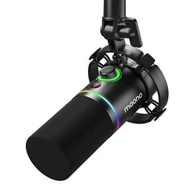 Afbeelding van Maono PD200X XLR Dynamische RGB microfoon PC USB voor Streaming / Podcast Studio Gaming Geschikt PS4/5