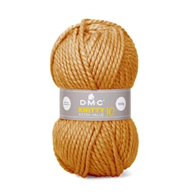 Afbeelding van DMC Knitty 10 Just Knitting breigaren, kluwen van 100 g, 82 m, dik garen, ongelooflijk snel om te breien, perfect voor beginners met verkrijgbaar in 21 kleuren