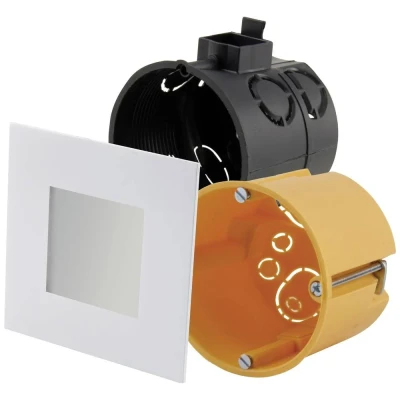 Afbeelding van Witte LED inbouwlamp Klaus voor inbouwdozen