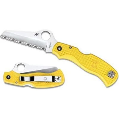 Afbeelding van Spyderco Zakmes Saver Salt Yellow H 1 SE