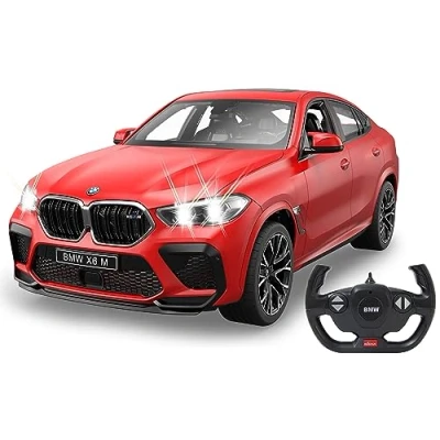Afbeelding van JAMARA BMW X6 M 1:14 2,4 GHz transparante voorruit, ledlicht, radiografisch bestuurbare auto, rood